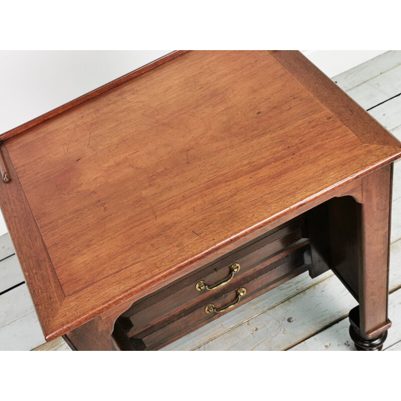 Vintage mahogany desk, England 1900