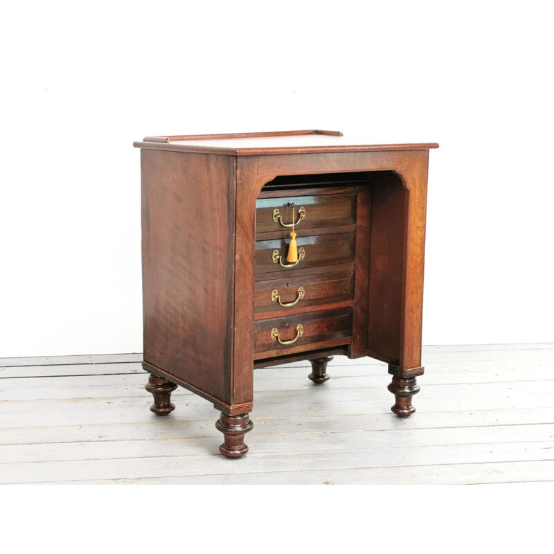 Vintage mahogany desk, England 1900