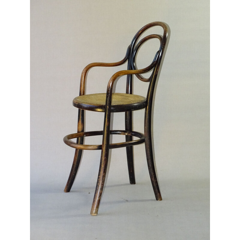 Vintage bentwood baby chair by Thonet, 1890