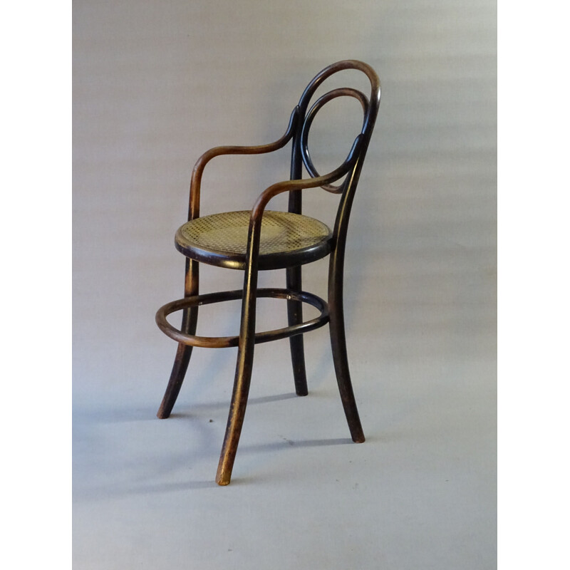 Vintage bentwood baby chair by Thonet, 1890