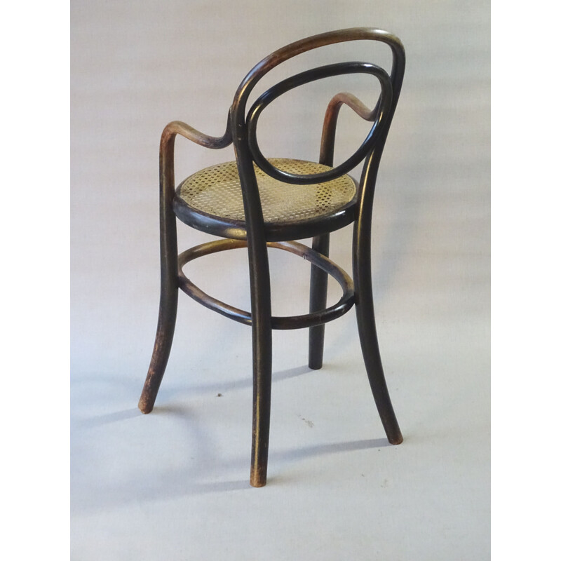 Vintage bentwood baby chair by Thonet, 1890