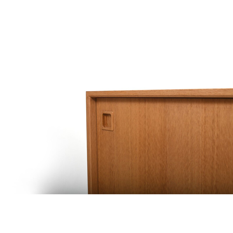 Vintage sideboard model n 21 in oak wood by Omann Jun, Denmark 1960