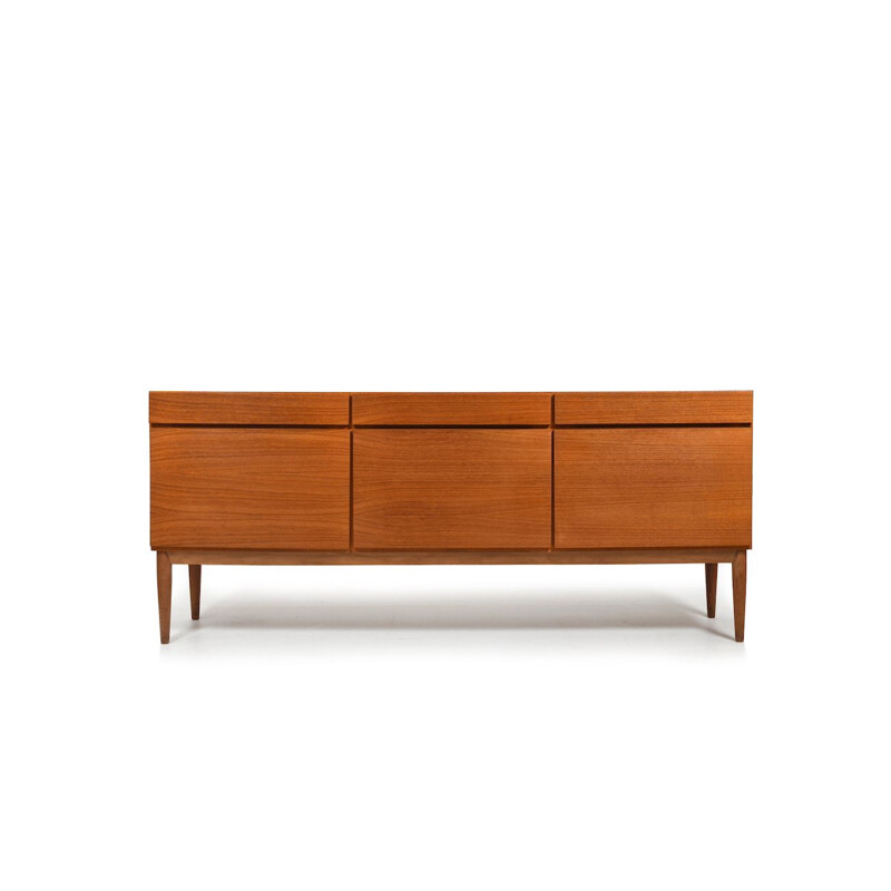 Vintage teak & oakwood sideboard by Ib Kofod-Larsen for Seffle Möbelfabrik, Sweden 1960s