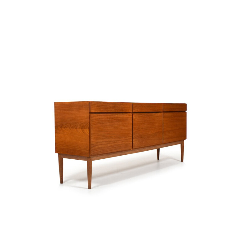 Vintage teak & oakwood sideboard by Ib Kofod-Larsen for Seffle Möbelfabrik, Sweden 1960s