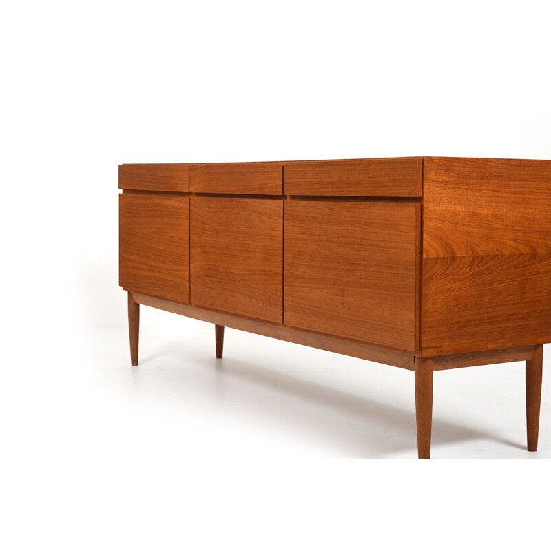 Vintage teak & oakwood sideboard by Ib Kofod-Larsen for Seffle Möbelfabrik, Sweden 1960s