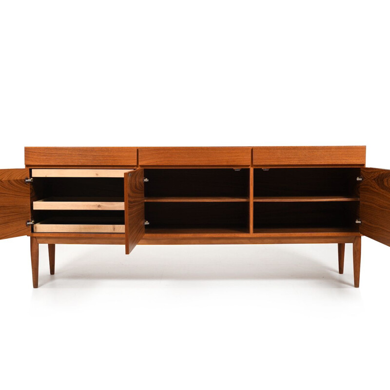 Vintage teak & oakwood sideboard by Ib Kofod-Larsen for Seffle Möbelfabrik, Sweden 1960s