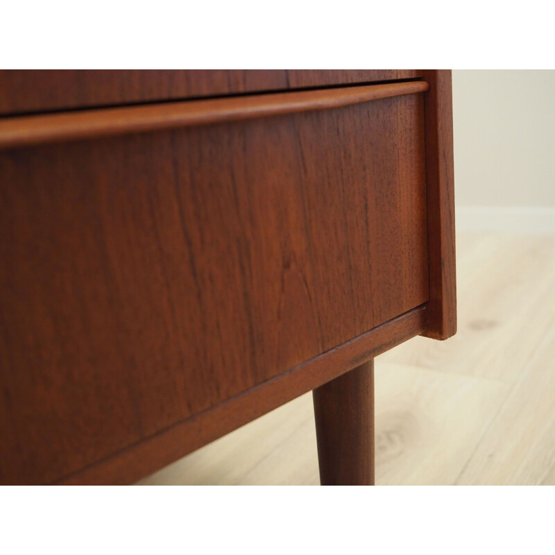 Teak vintage secretary, Denmark 1970s