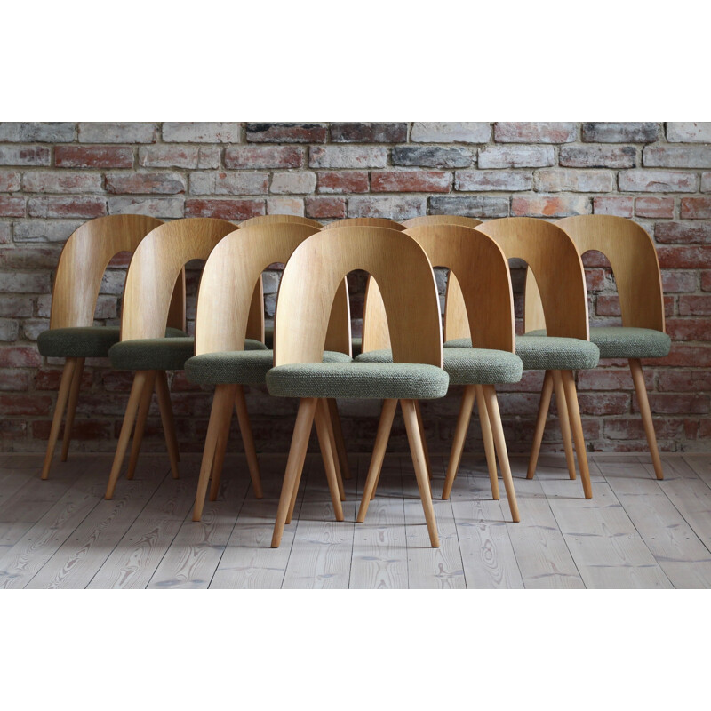 Conjunto de 10 sillas vintage de A.Šuman, 1960