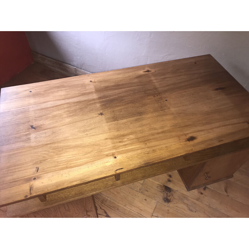 Vintage wooden desk, 1960