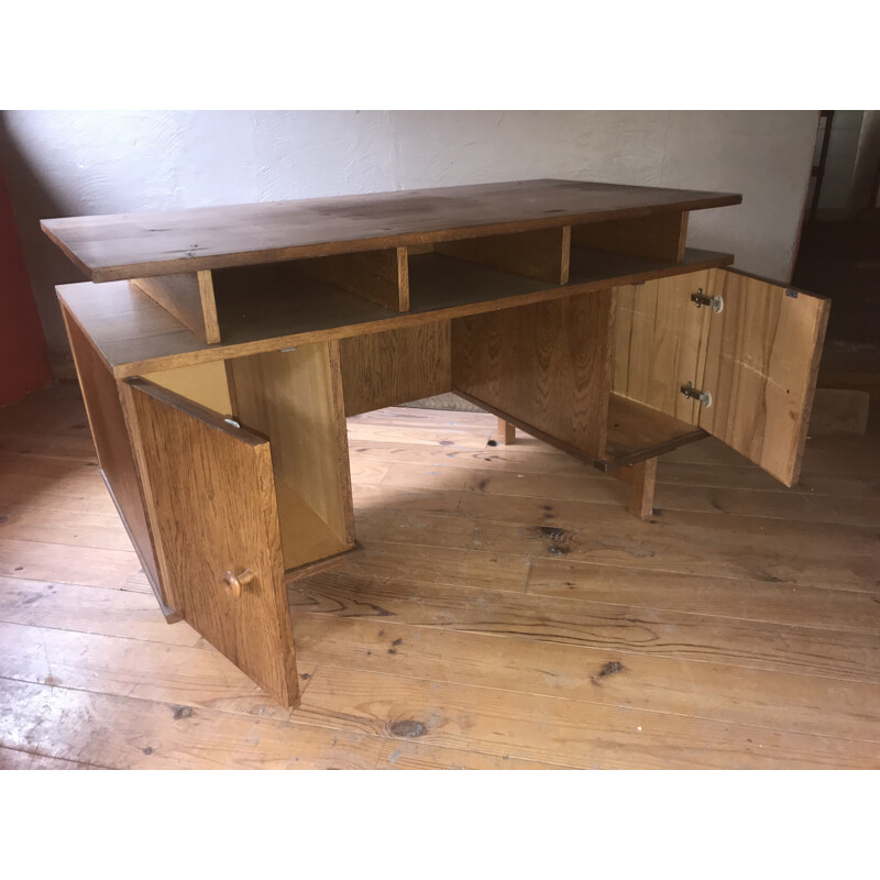 Vintage wooden desk, 1960