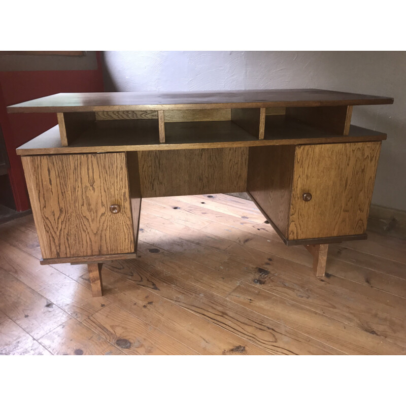 Vintage wooden desk, 1960