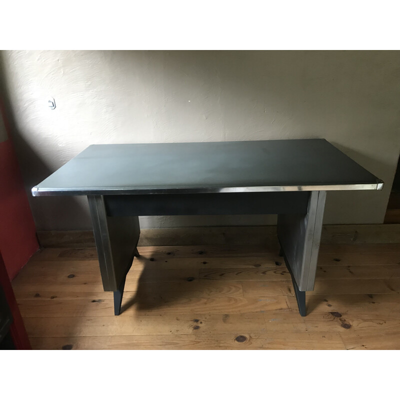 Vintage metal desk, 1950