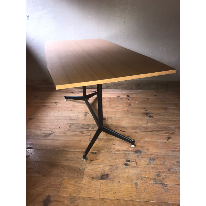 Vintage formica and iron desk, 1960