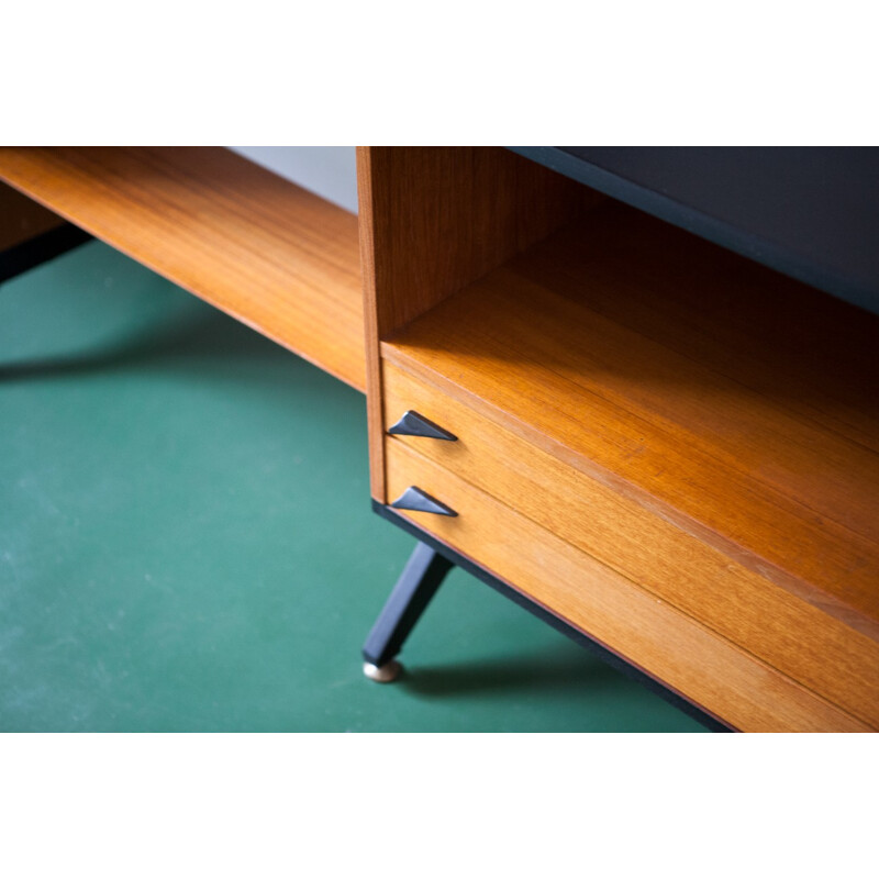 Italian modular teak wall unit - 1950s