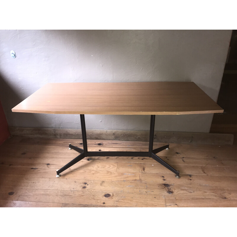 Vintage formica and iron desk, 1960