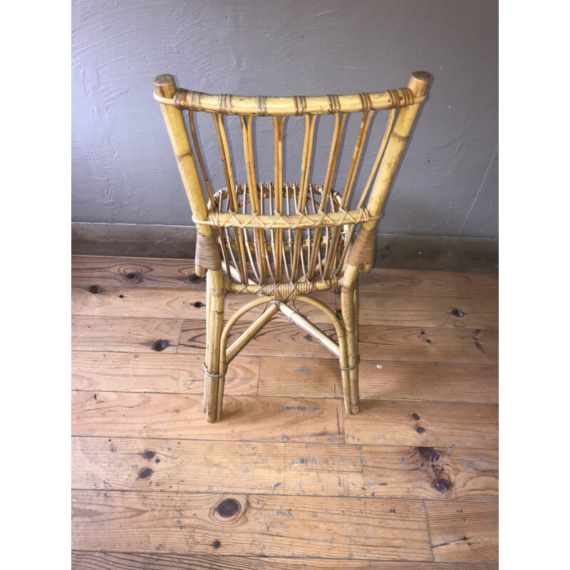 Vintage rattan chair, 1950