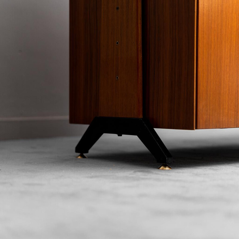 Vintage teak bookcase with cabinet by Av Arredamenti, 1960s