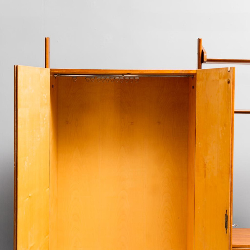 Vintage teak bookcase with cabinet by Av Arredamenti, 1960s