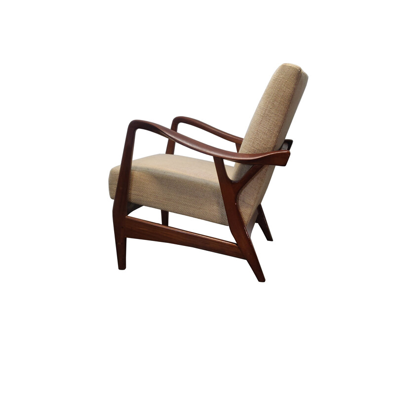 Fauteuil vintage en teck par Topform, 1950