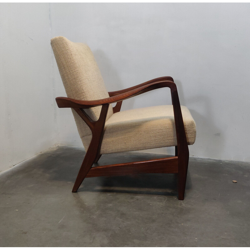 Fauteuil vintage en teck par Topform, 1950