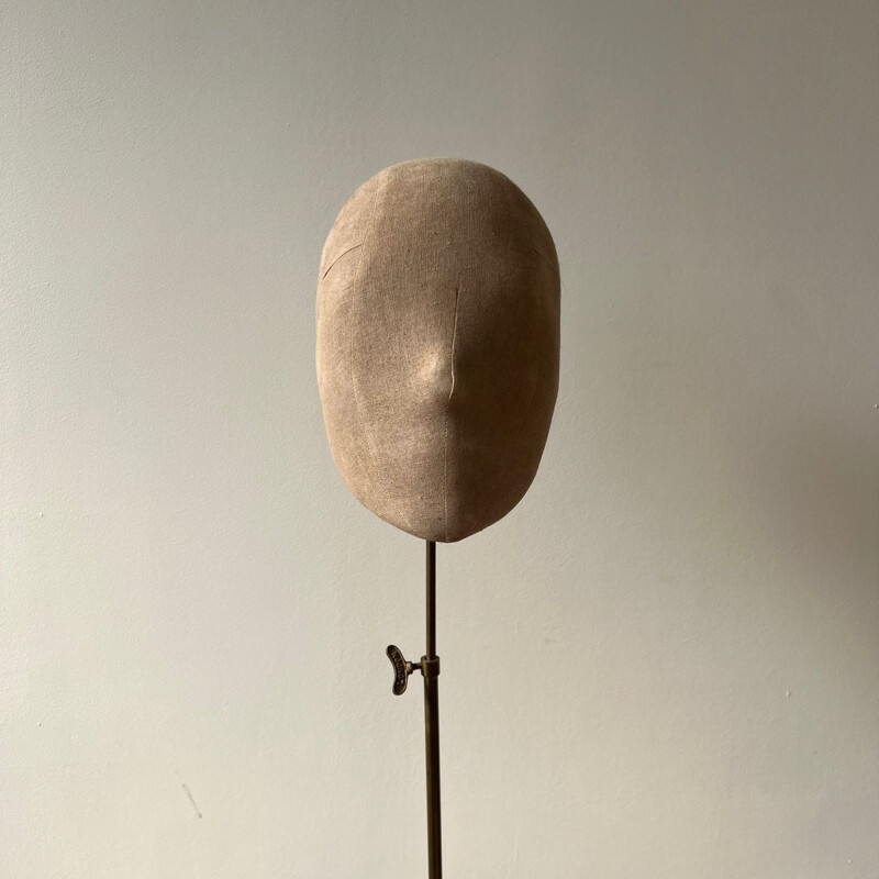 Juego de 3 esculturas vintage de cabezas de maniquí, Inglaterra 1970