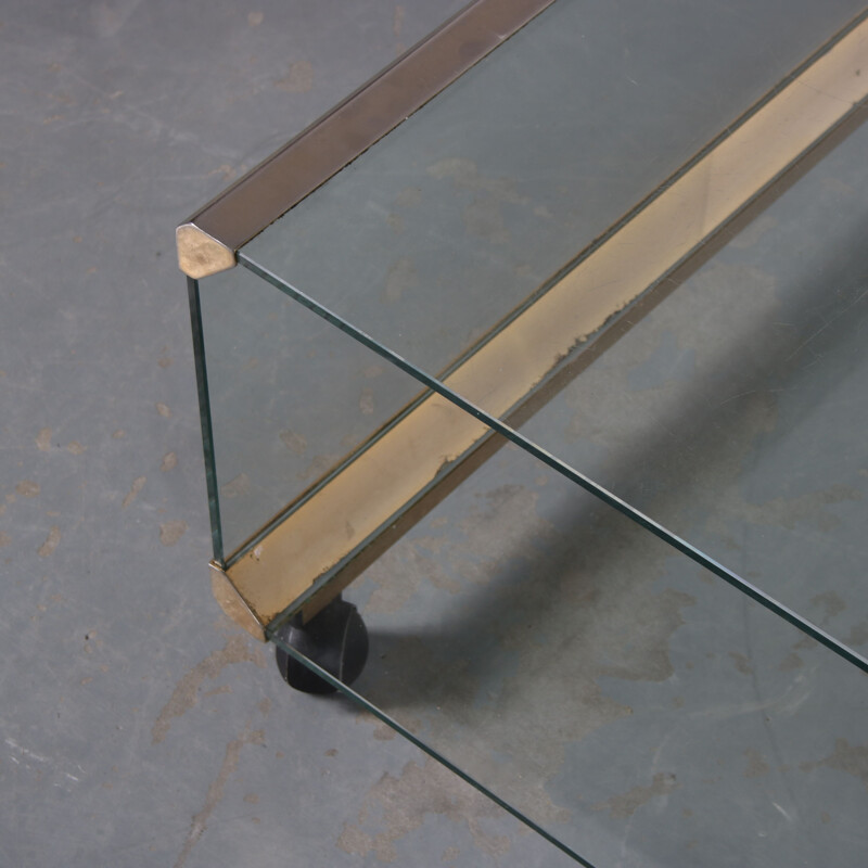 Vintage double coffee table by Gallotti & Radice, Italy 1970s