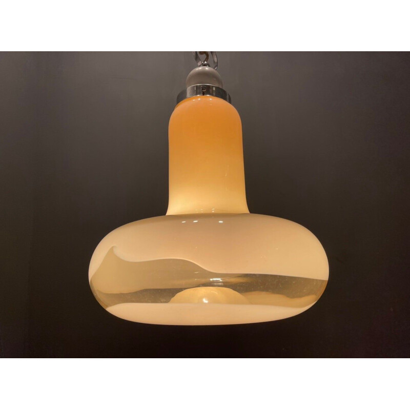 Mid-century Italian Murano glass pendant lamp