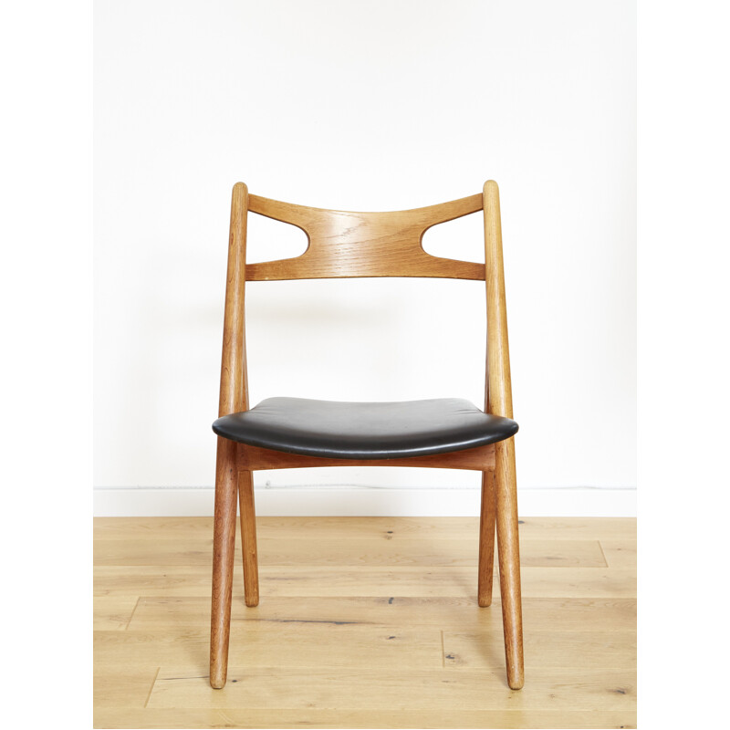 Ch-29 vintage stoel van Hans J. Wegner voor Carl Hansen