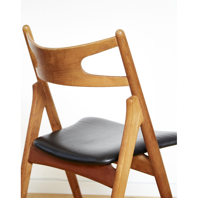 Sedia vintage Ch-29 di Hans J. Wegner per Carl Hansen