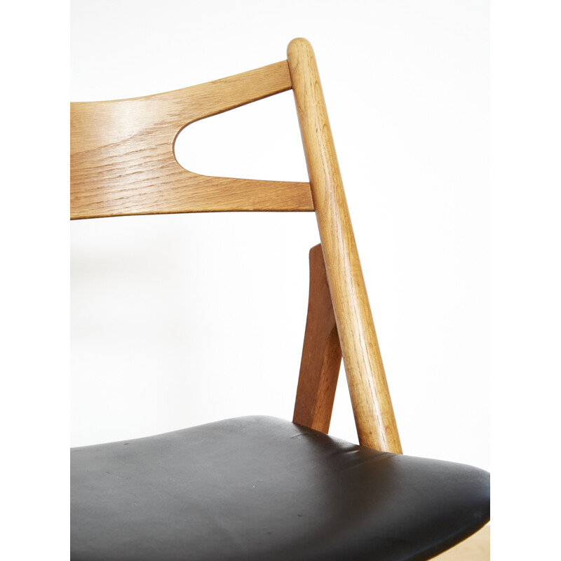 Sedia vintage Ch-29 di Hans J. Wegner per Carl Hansen