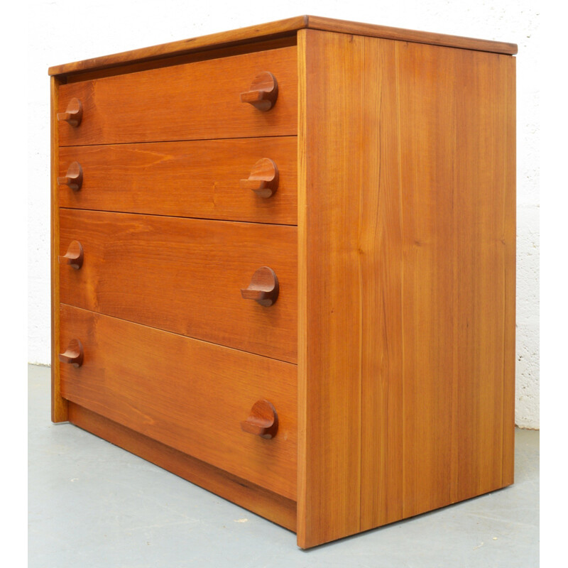 Stag mid-century teak chest of drawers - 1960s