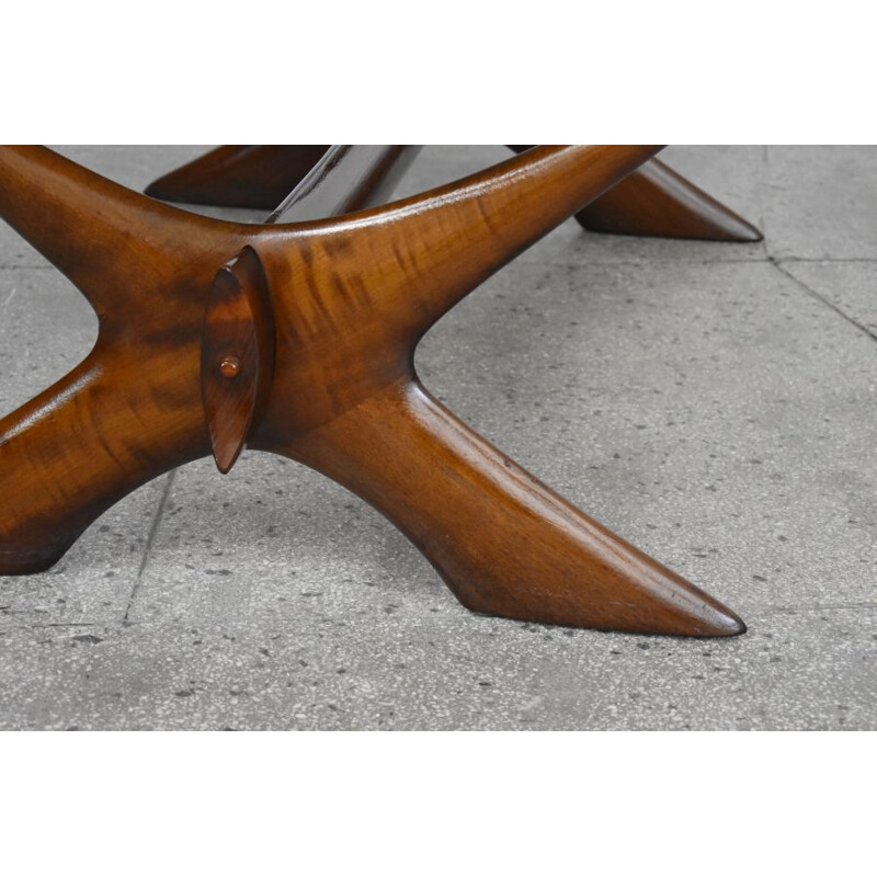 Vintage Condor coffee table by Fredrik Schriever-Abeln for Örebro Glas, 1960s