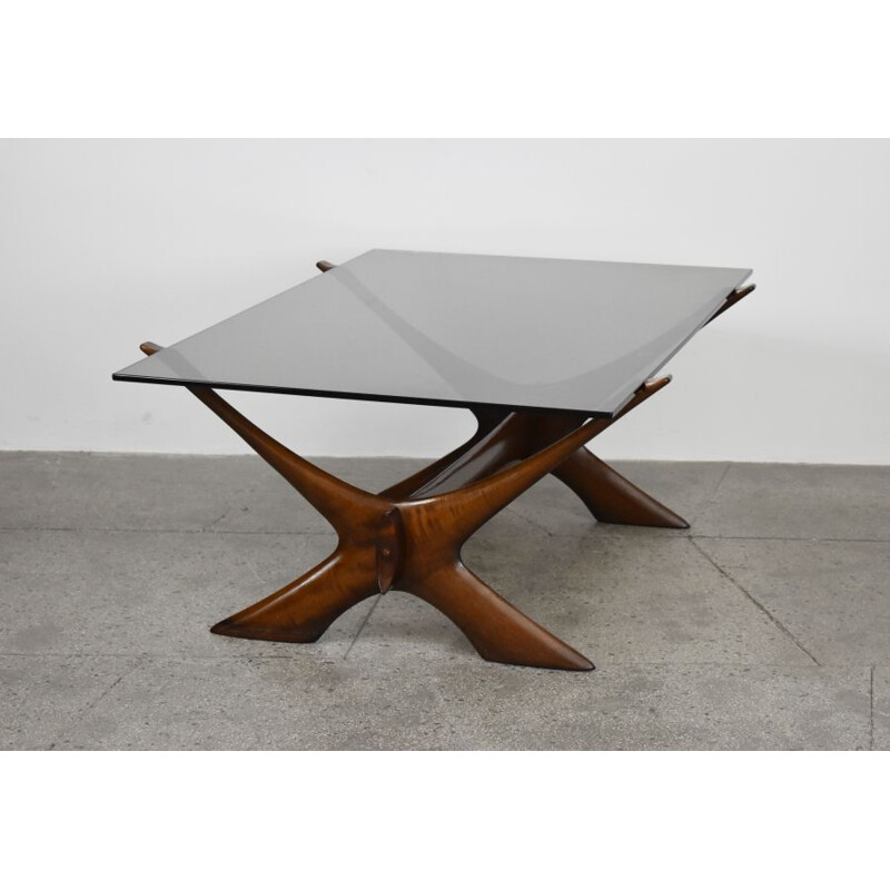 Table basse Condor vintage de Fredrik Schriever-Abeln pour Örebro Glas, 1960