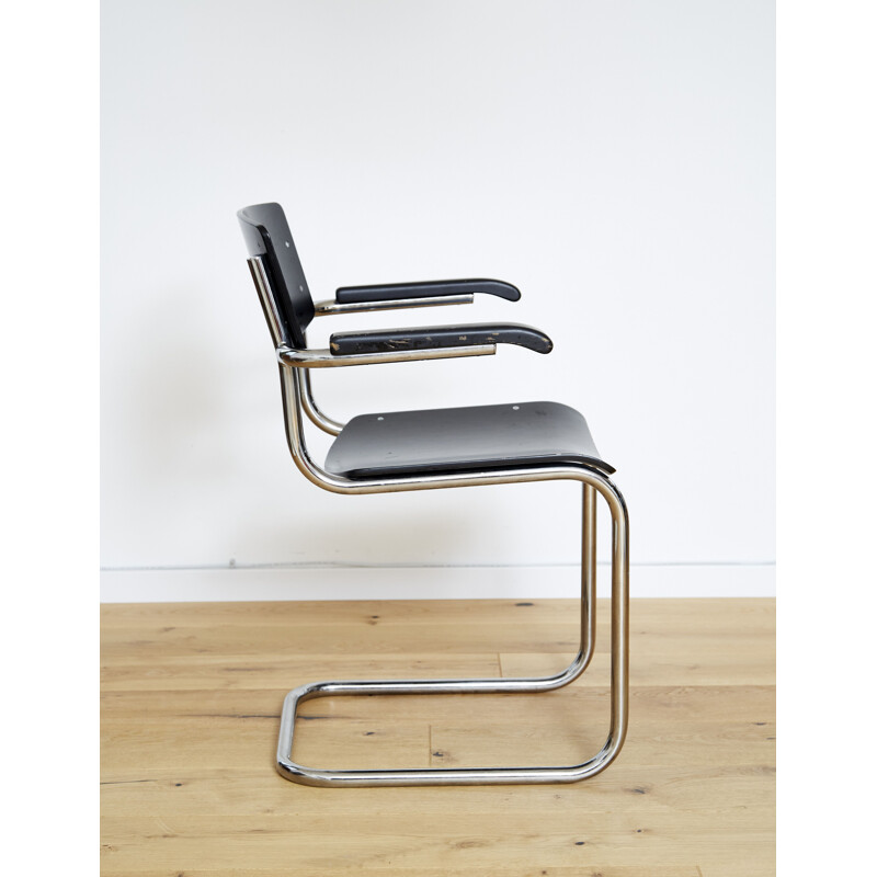 Vintage cantilever chair S43f by Mart Stam for Thonet
