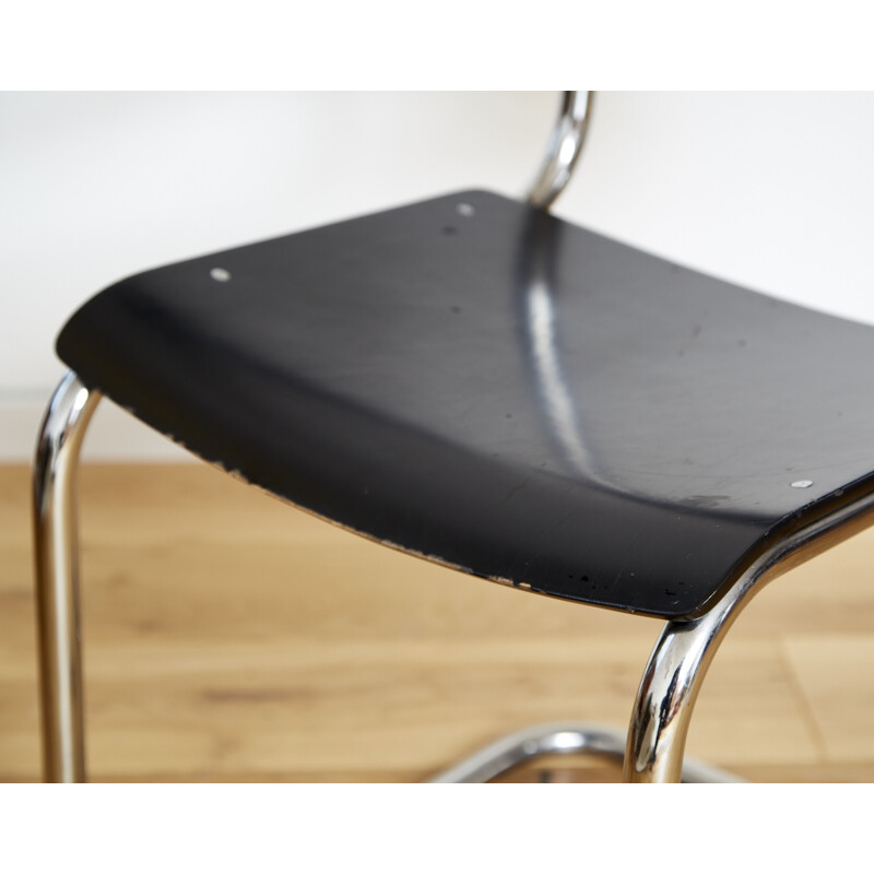 Vintage cantilever chair S43f by Mart Stam for Thonet