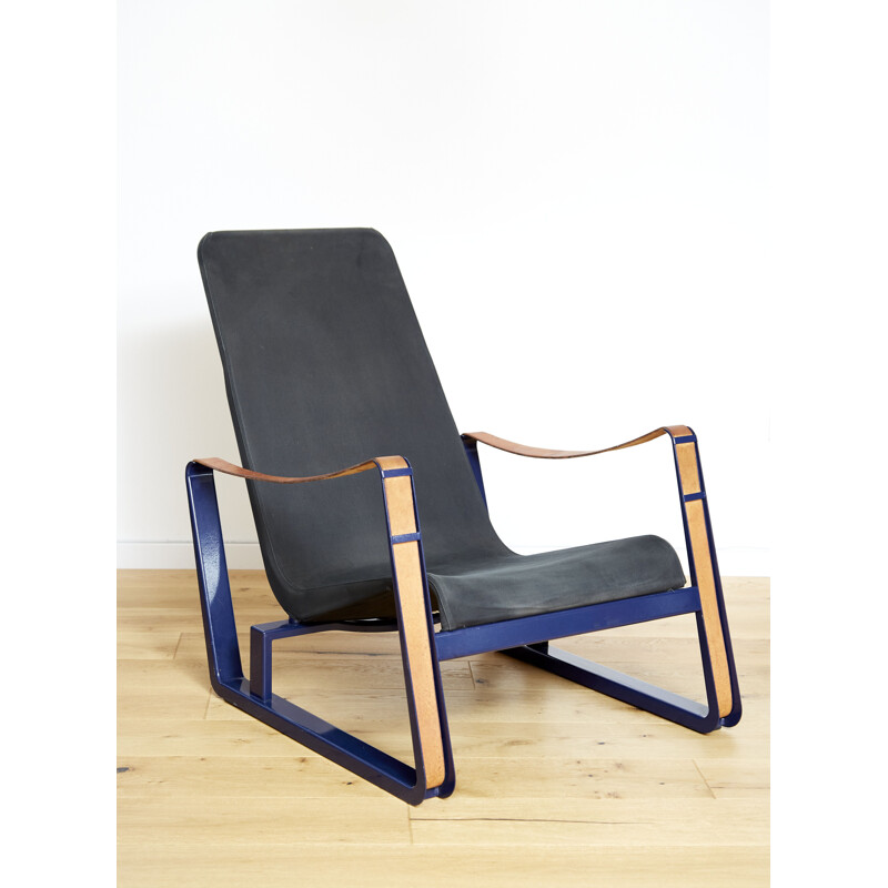 Vintage club armchair by Jean Prouvé for Tecta, 1930s