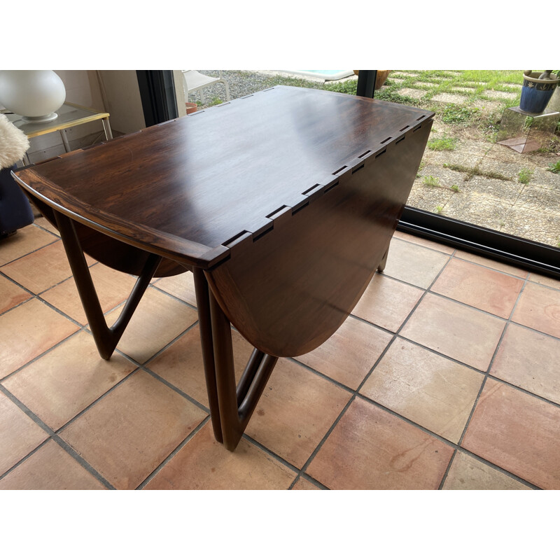 Mesa vintage de palisandro de Niels Koefoed