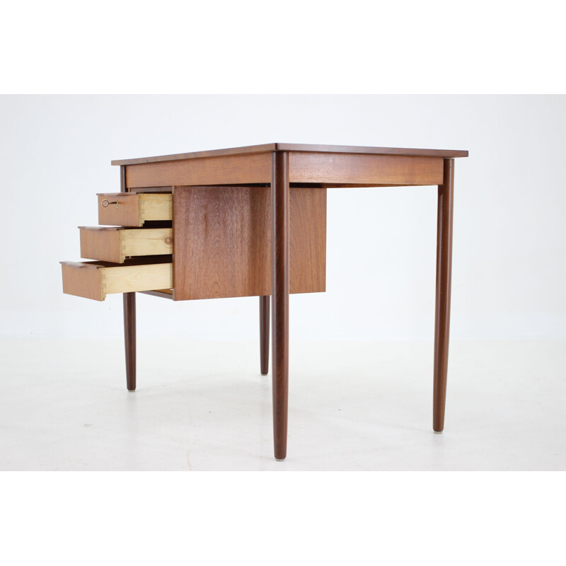 Vintage teak writing desk, Denmark 1960s