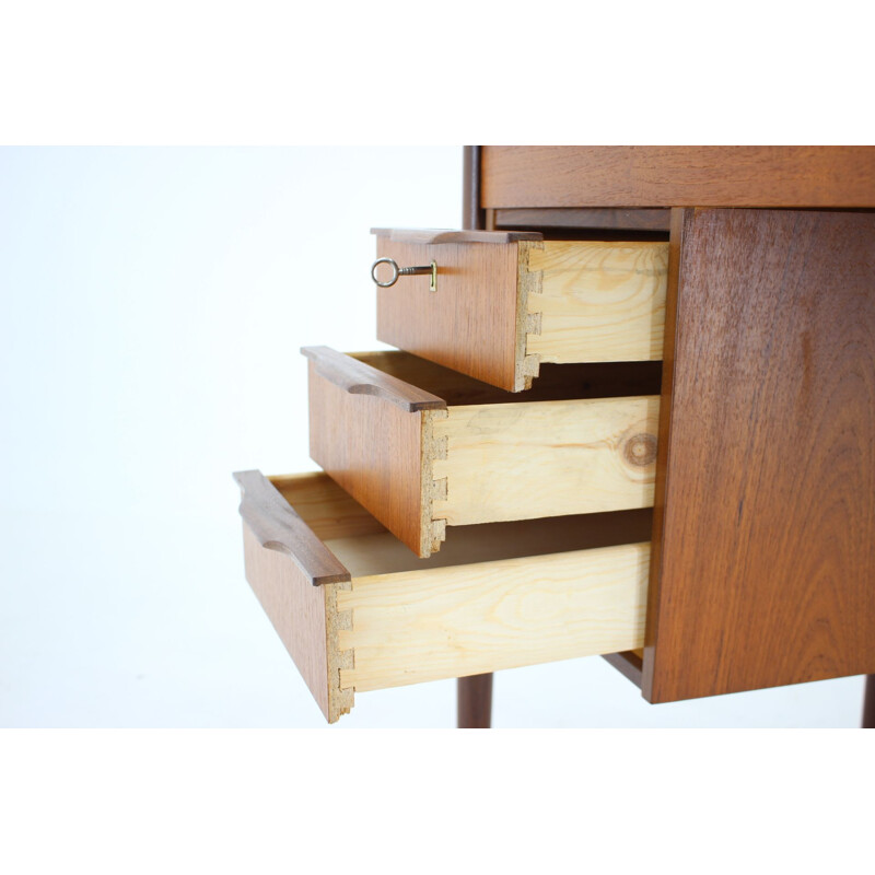 Vintage teak writing desk, Denmark 1960s