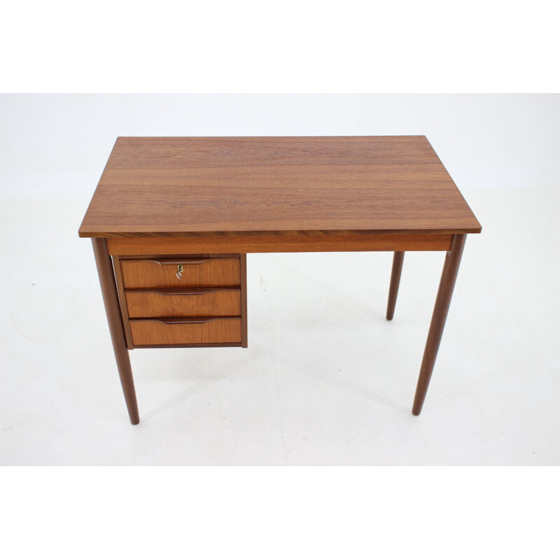 Vintage teak writing desk, Denmark 1960s