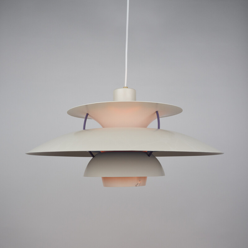 Danish vintage pendant lamp Ph 5 by Poul Henningsen for Louis Poulsen, 1958