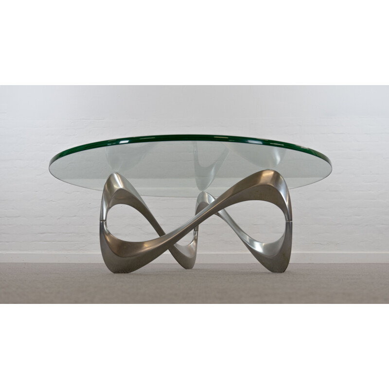 Vintage Snake coffee table by Knut Hesterberg for Ronald Schmitt