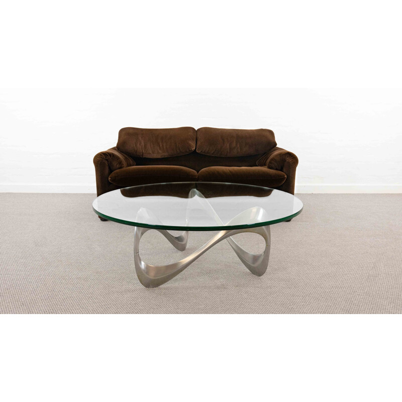 Vintage Snake coffee table by Knut Hesterberg for Ronald Schmitt