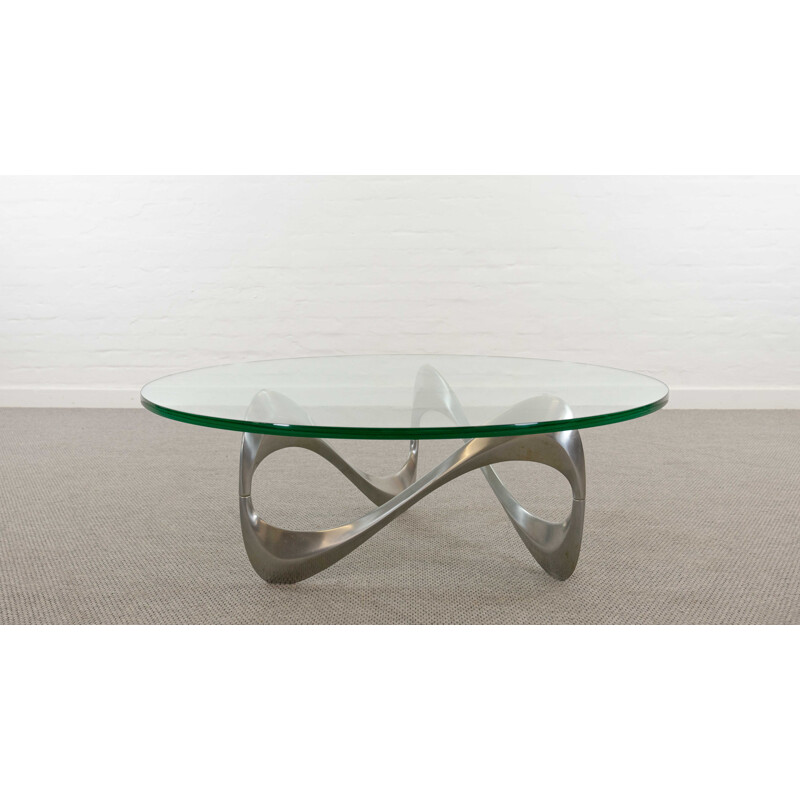 Vintage Snake coffee table by Knut Hesterberg for Ronald Schmitt