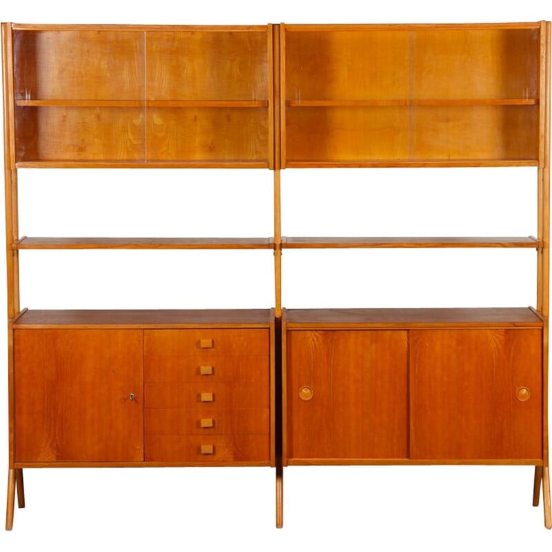 Vintage wall unit by Frantisek Jirak for Tatra Nabytok, 1960