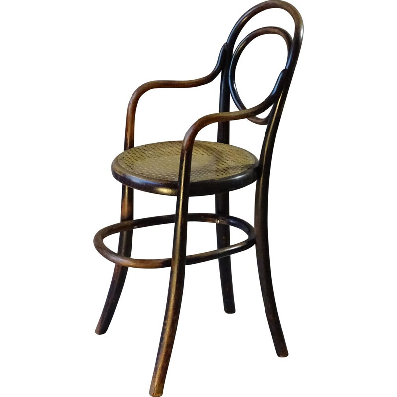 Vintage bentwood baby chair by Thonet, 1890