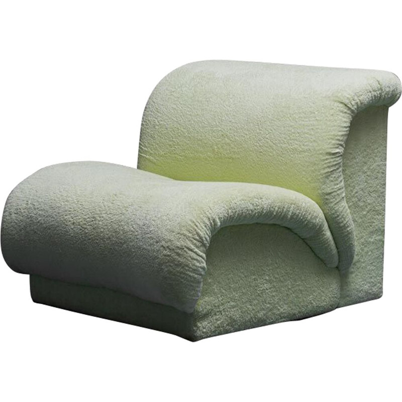 Fauteuil vintage en polypropylène par Doimo Salotti, 1970