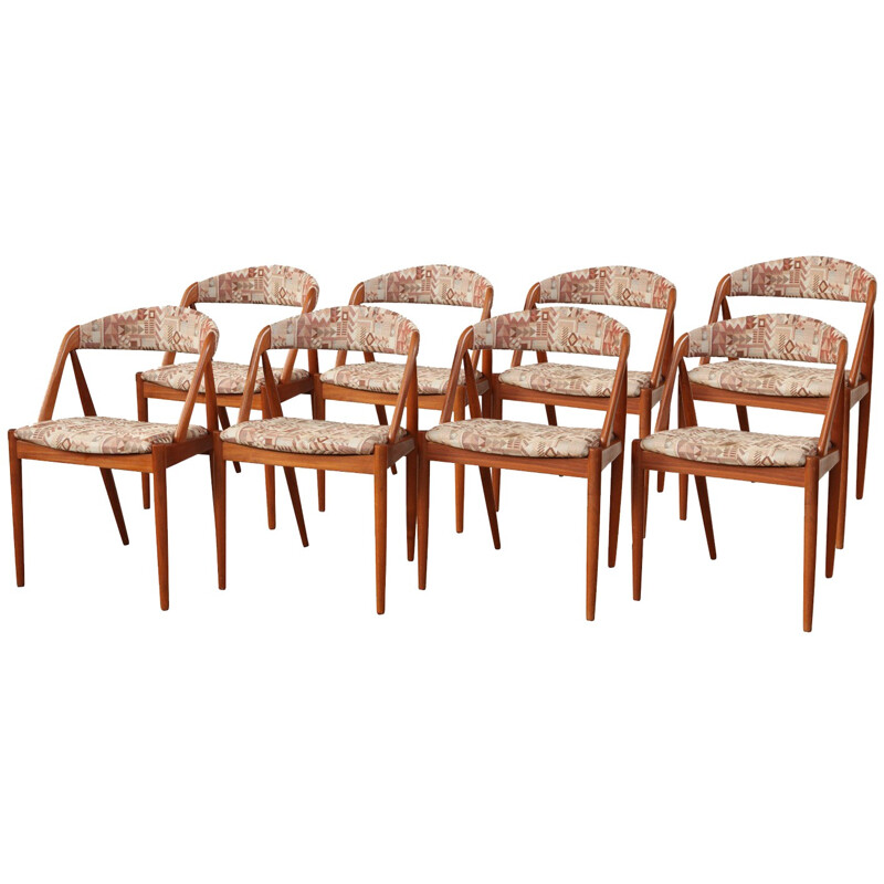 Set of 8 "Model 31" dining chairs, Kai KRISTIANSEN - 1960s