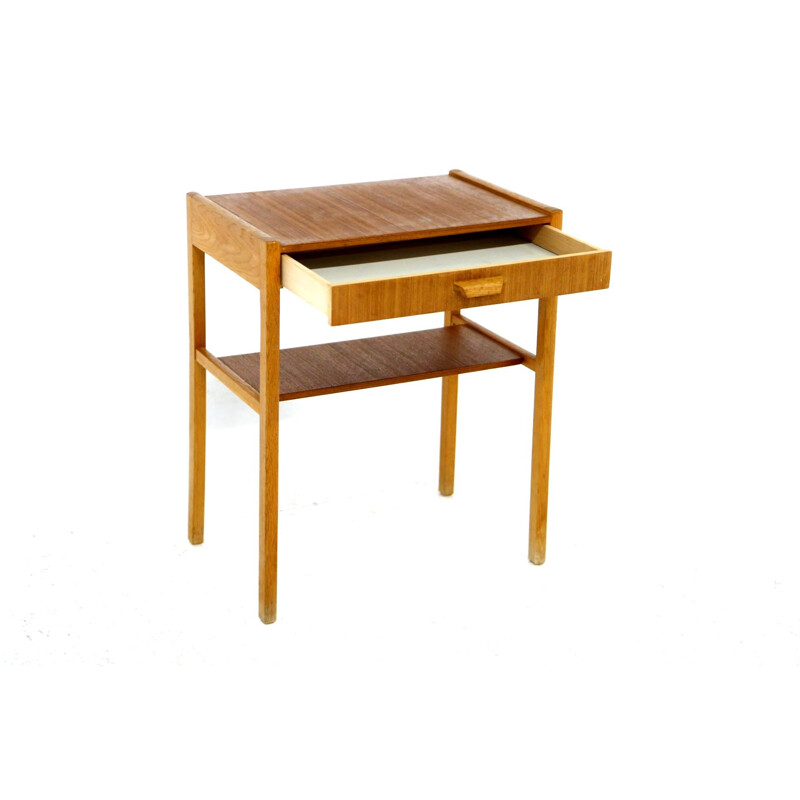 Comodino vintage in teak, Svezia 1960