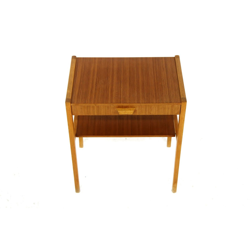 Vintage teak bedside table, Sweden 1960